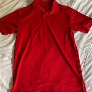 Youth XL OR Mens small red polo shirt